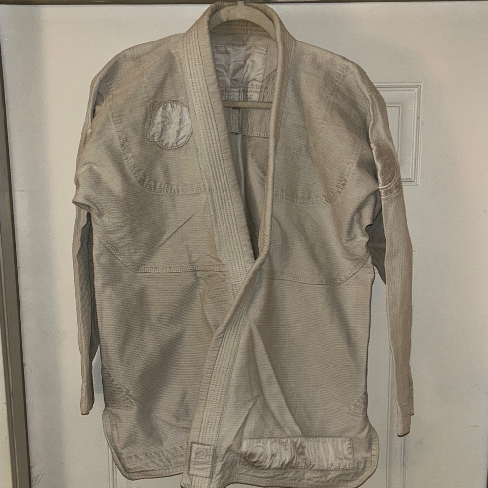 Men's Beige Martial Arts Jacket